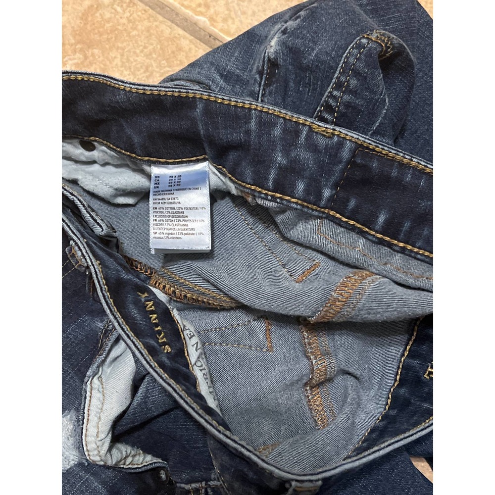 American Eagle Skinny Jeans Size 28X30 - Picture 3 of 3